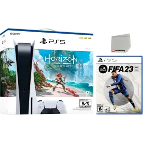 Play Station 5 Disc Horizon Forbidden West and FIFA 23 Bundle