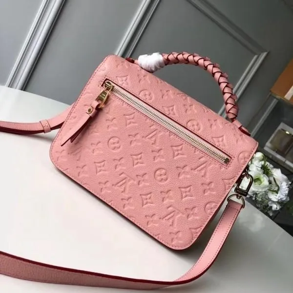 Pochette Metis Messenger Top Handle Bag M43941 Pink Monogram Empreinte Leather 2018