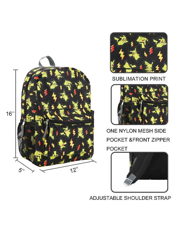 Pokémon Pikachu All Over Print Backpack