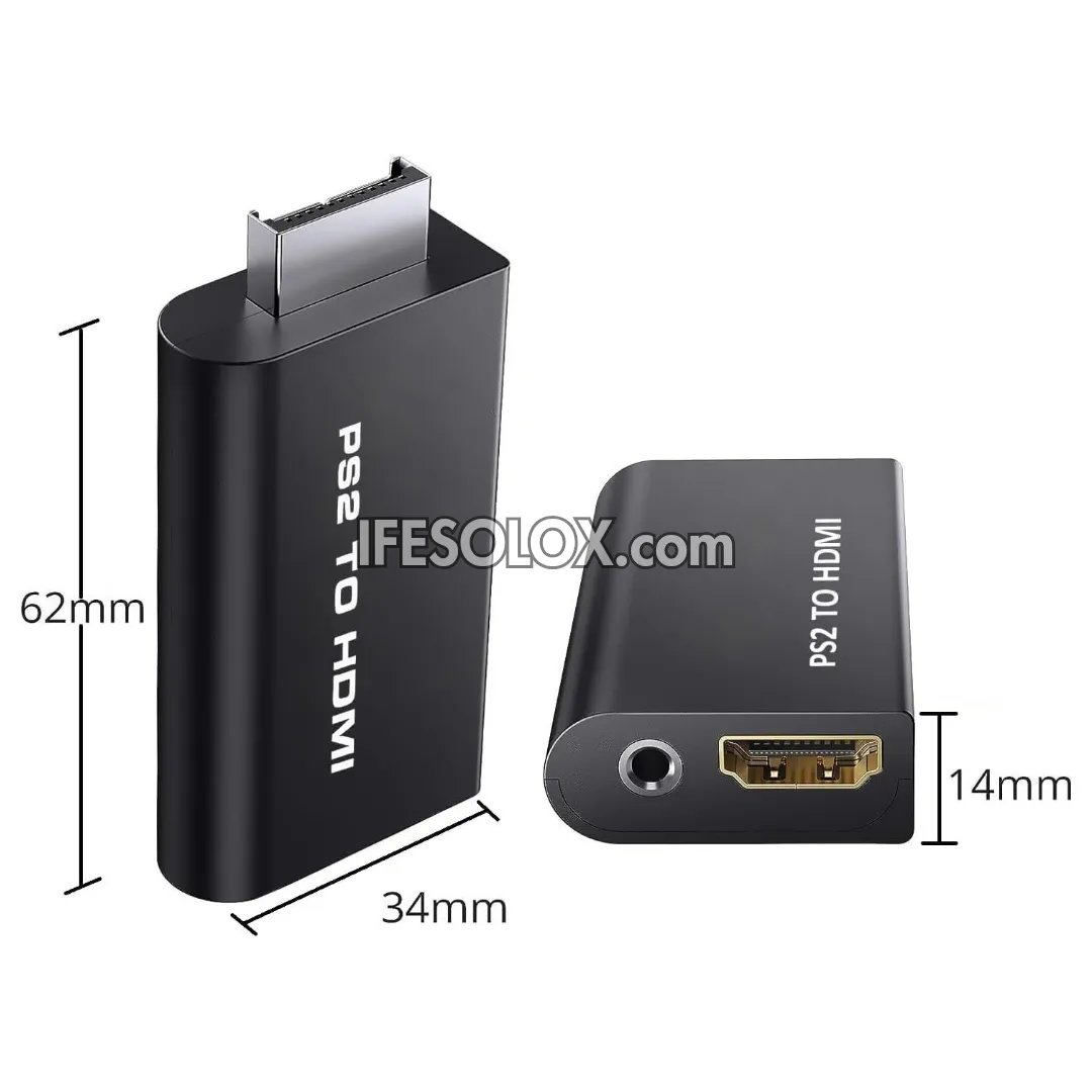 PS2 to HDMI Converter Adapter for HD TV - Brand New