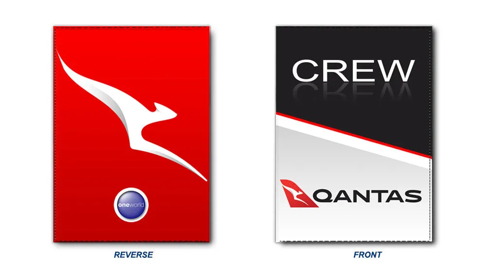 Qantas Crew Passport Cover