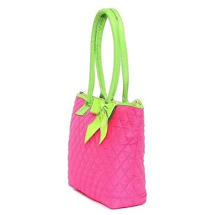 QS301 Quilted Solid Small Tote