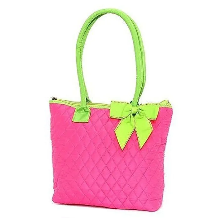 QS301 Quilted Solid Small Tote