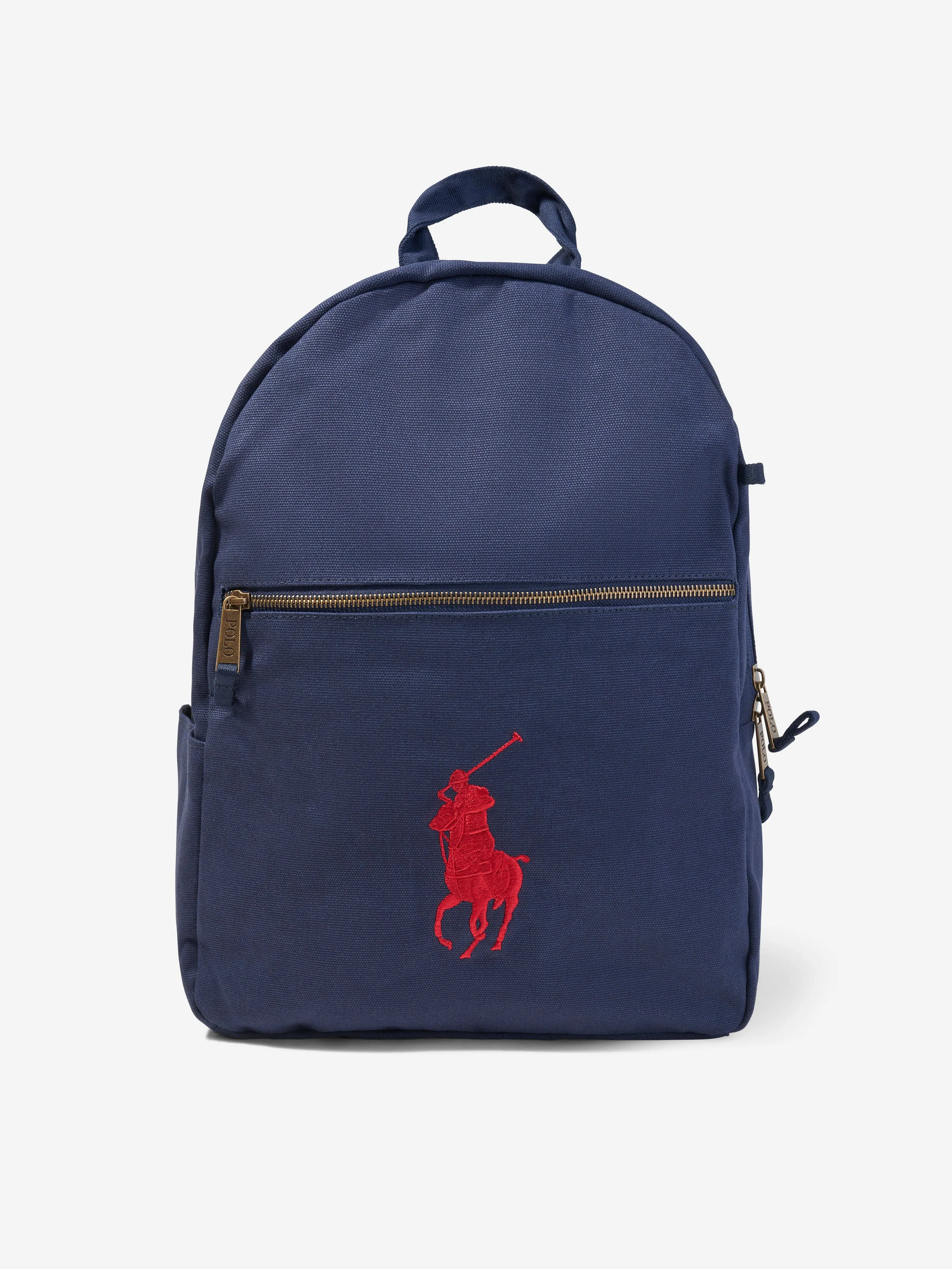 Ralph Lauren Kids Canvas School Backpack in Navy