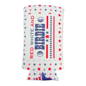 Red White And Birdie Slim Can Cooler