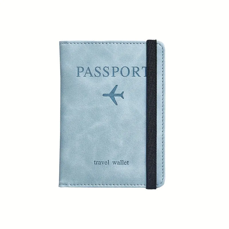 RFID Passport Holder Sleek Leather Wallet for Travel Essentials