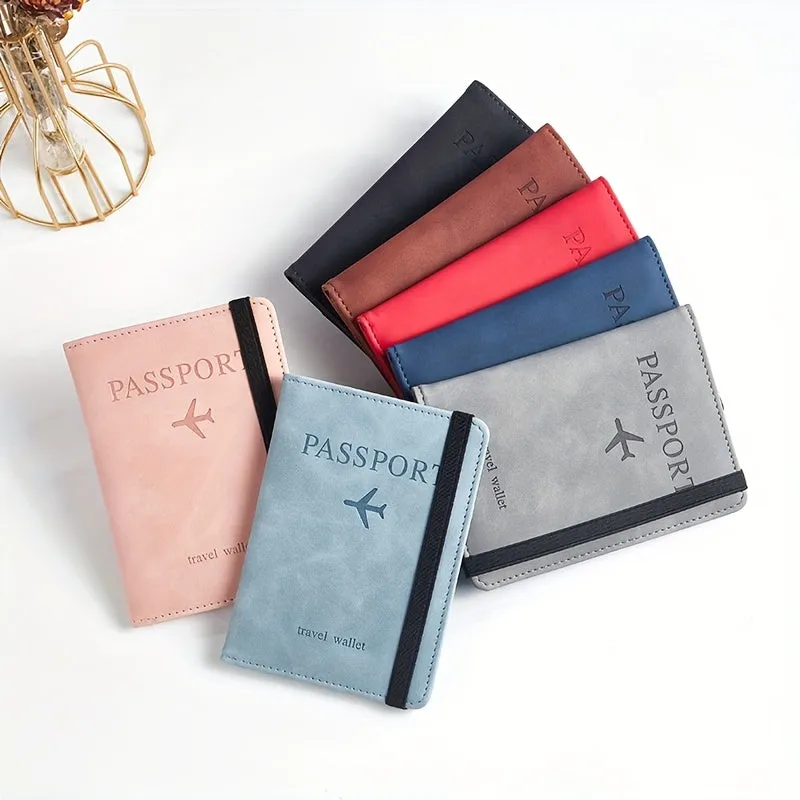 RFID Passport Holder Sleek Leather Wallet for Travel Essentials