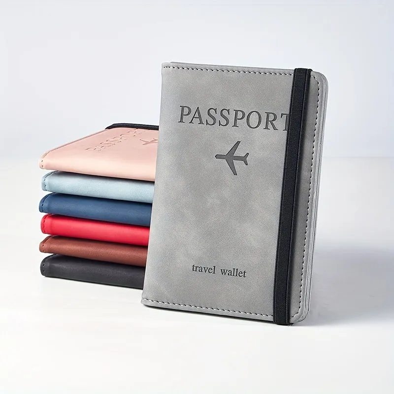 RFID Passport Holder Sleek Leather Wallet for Travel Essentials