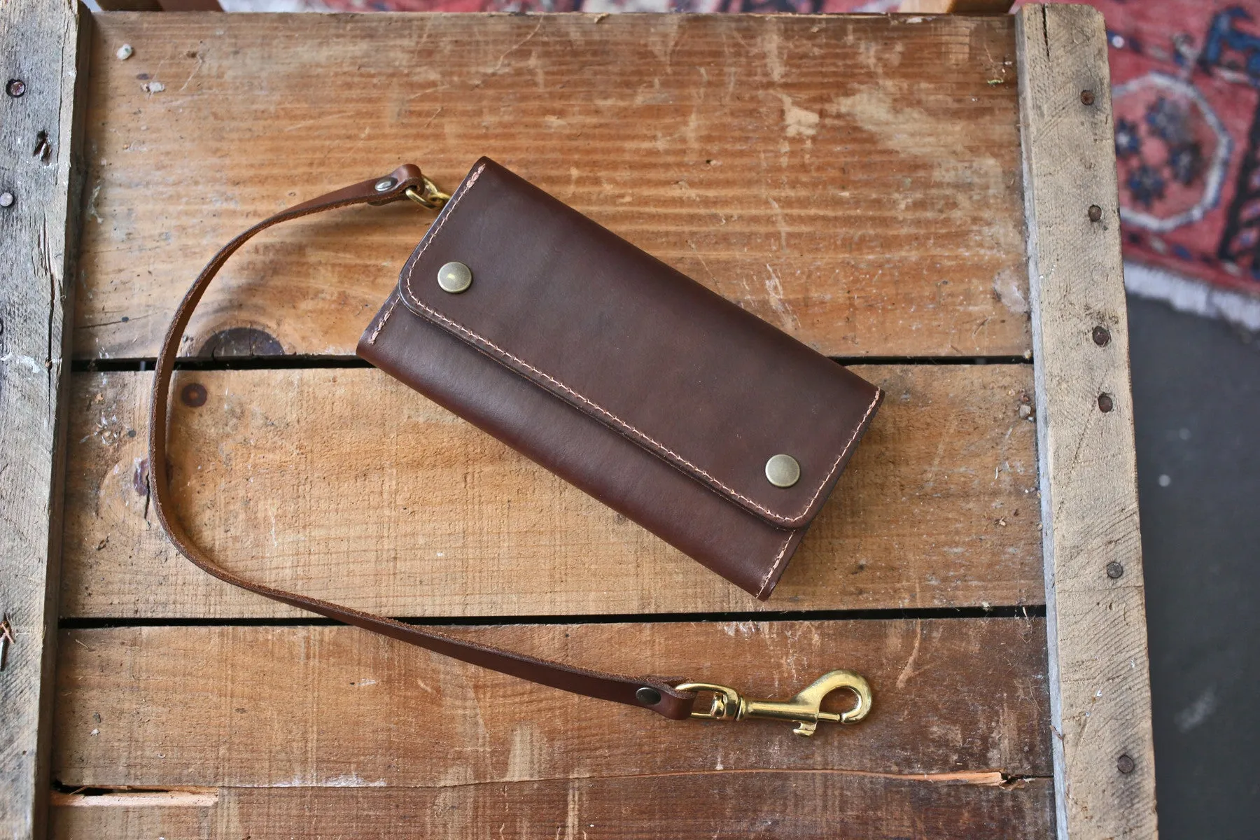 Rigby Trucker Wallet - Walnut