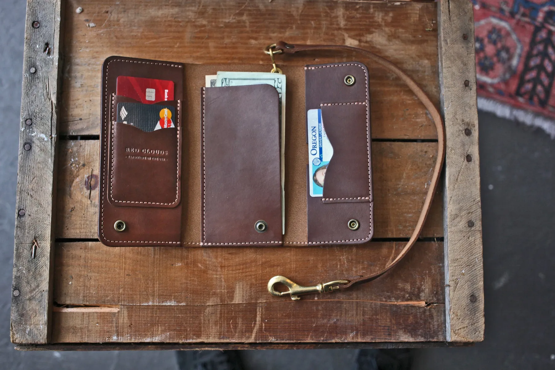 Rigby Trucker Wallet - Walnut