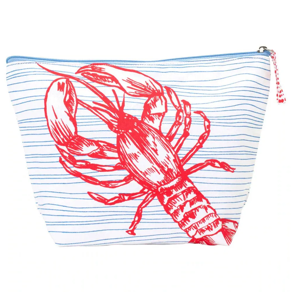 ROCKFLOWERPAPER LARGE POUCH LOBSTER RED