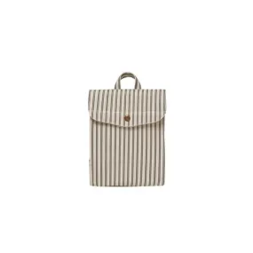 Rylee   Cru Lunch Bag- Black Pinstripe