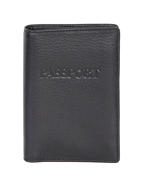 Scully RFID Blocking Leather Passport Case