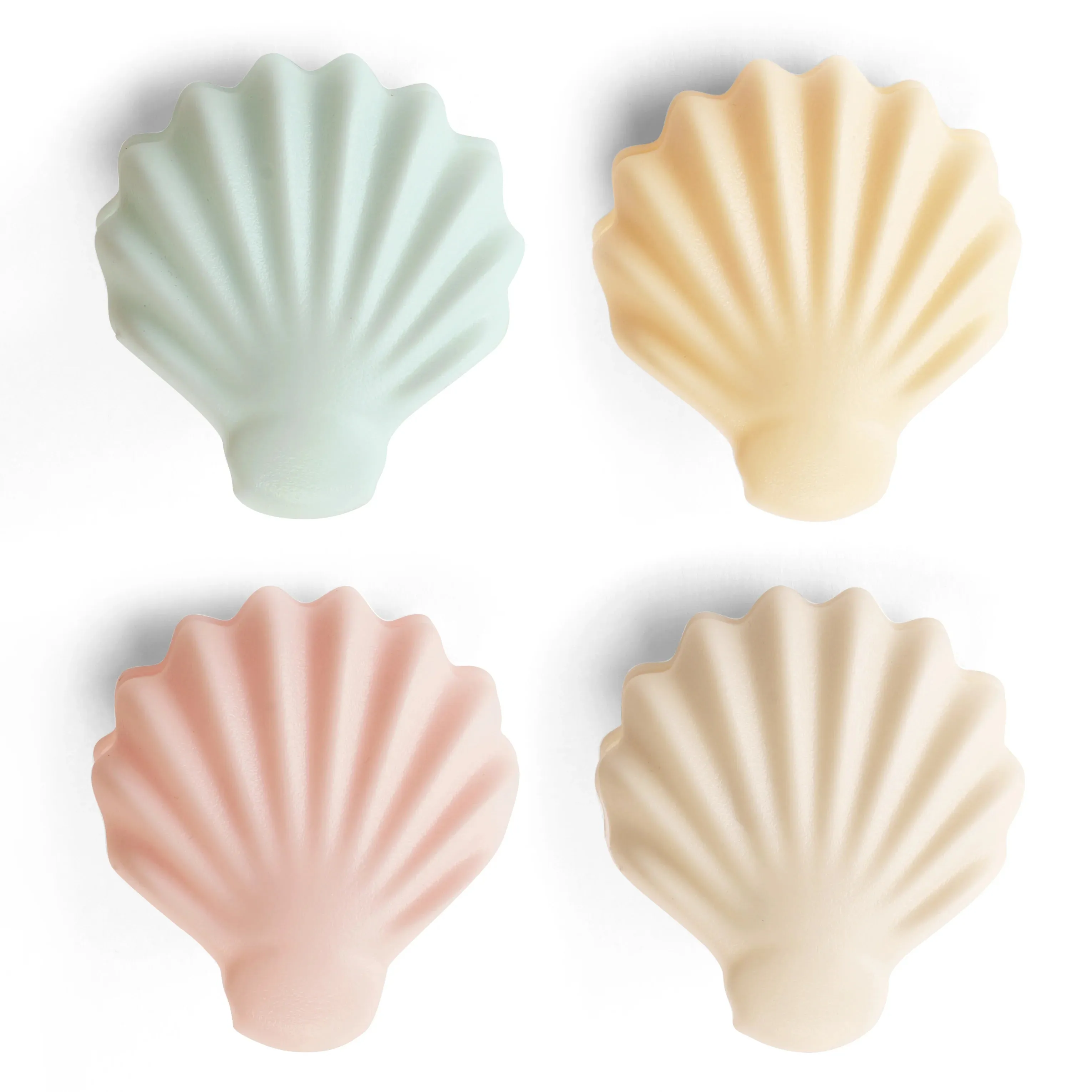 Seashell Bag Clips, Set of 4