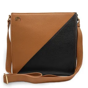 Seville Messenger - Carbon Black & Caramel