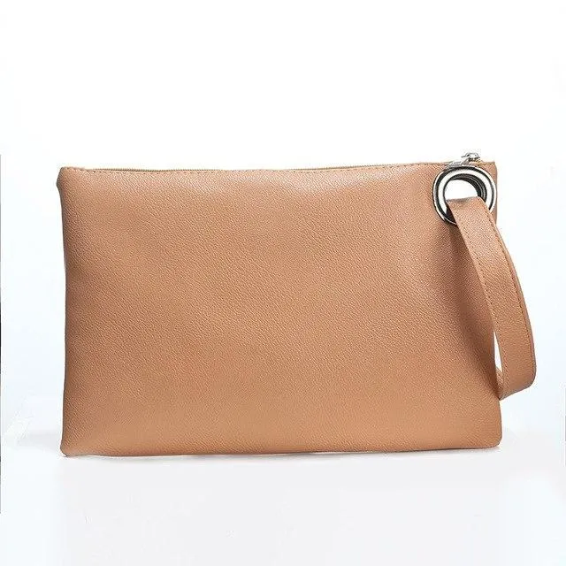 Shoulder bag Fashion Solid Women Bag artificial Leather Women Envelope Bag Female Handbag Clutch Shipping immediately Clutch