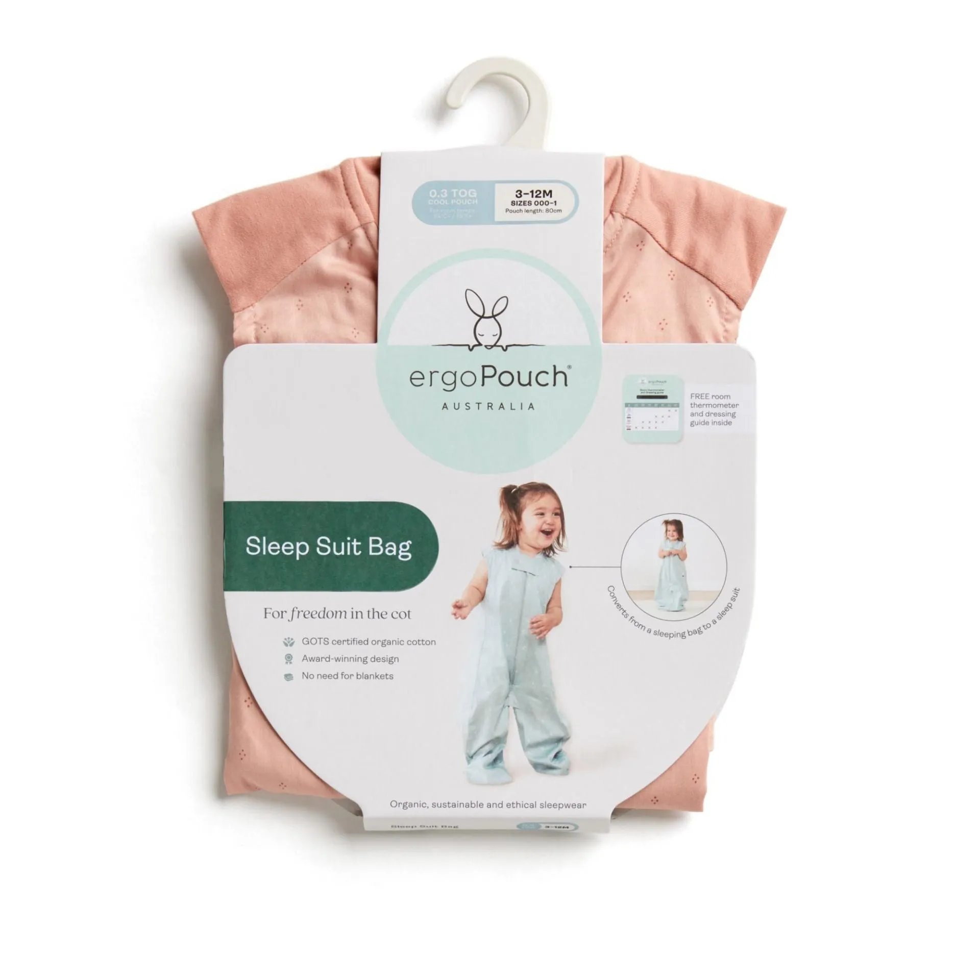 Sleep Suit Bag 0.3 TOG Sage