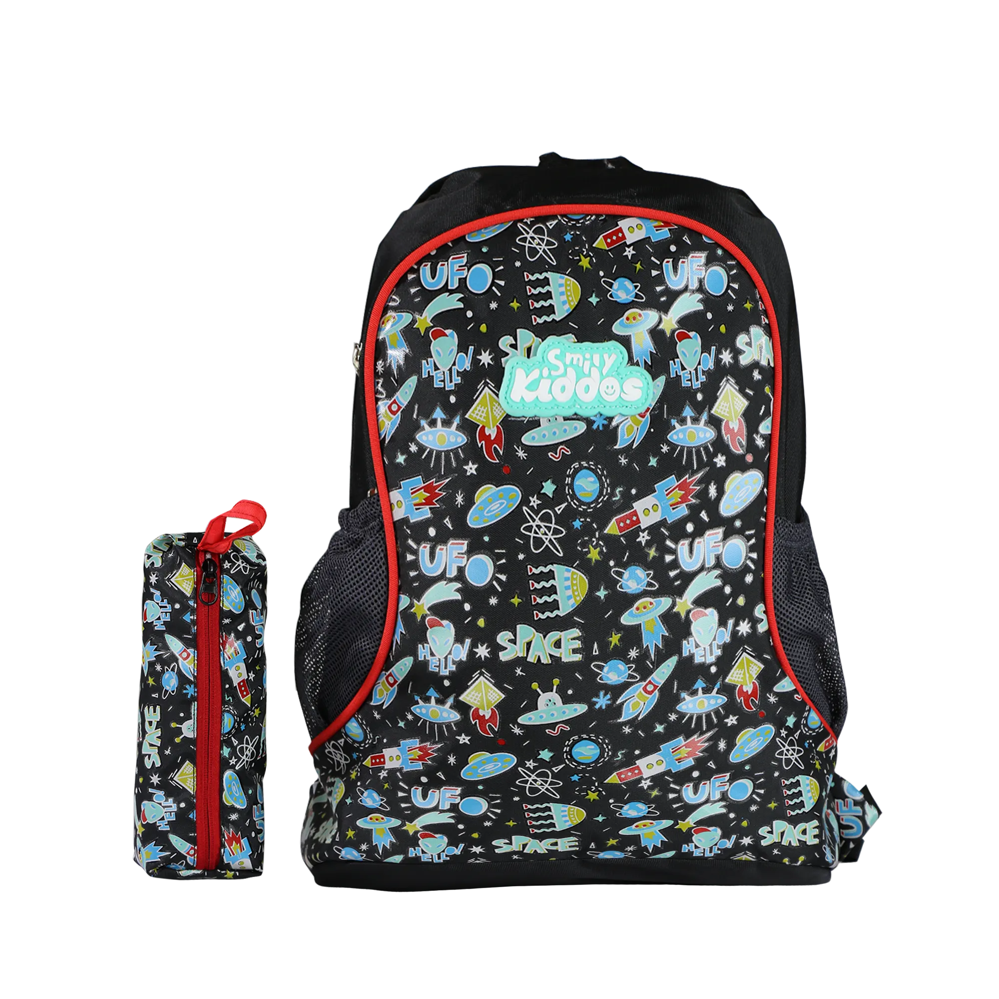 Smily Kiddos Baby Bag with Pouch - Space Theme