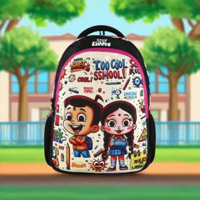 Smily Kiddos - Licensed Chhota Bheem Junior Backpack Too Cool III -Pink