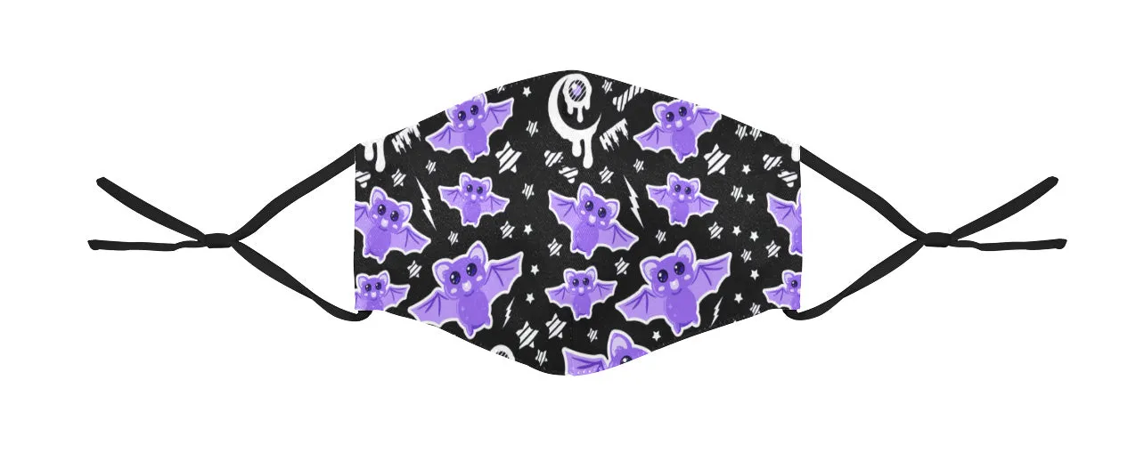 Spooky bats Face Mask (Adult & Youth Sizes)