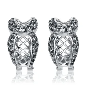 Sterling Silver Cubic Zirconia Ever After Earrings