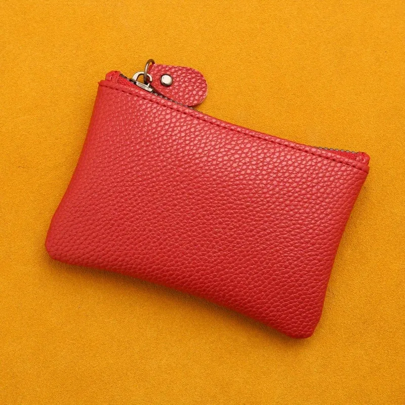 Stylish Lychee Pattern Coin Purse with Card Holder