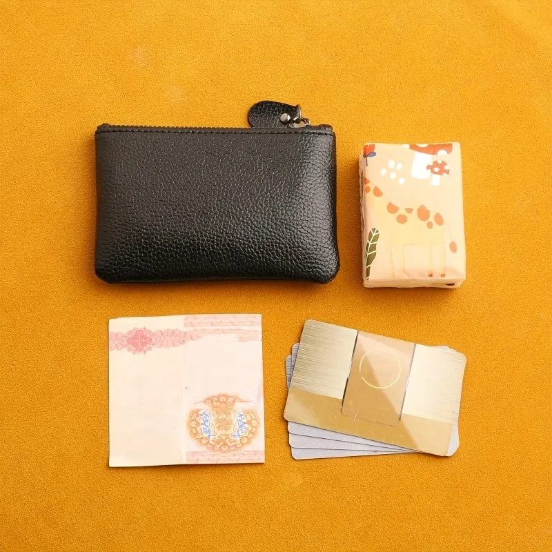 Stylish Lychee Pattern Coin Purse with Card Holder