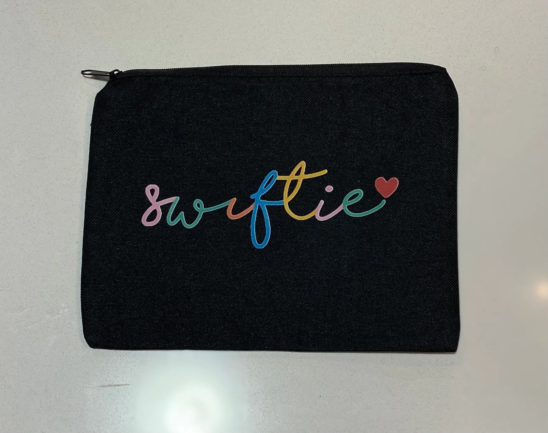 Swiftie Black Cosmetic Bag