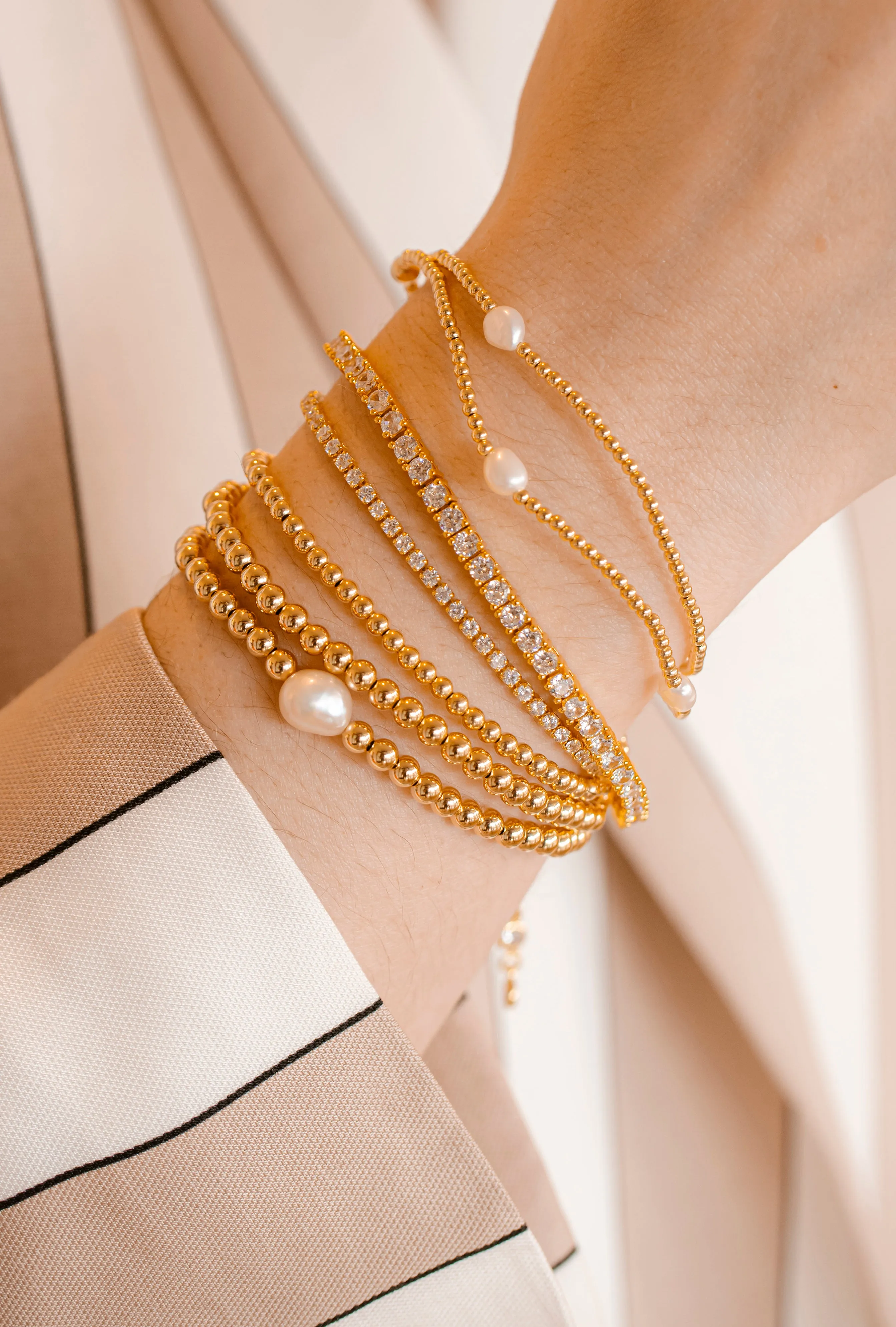 Tennis Bracelet | Gold