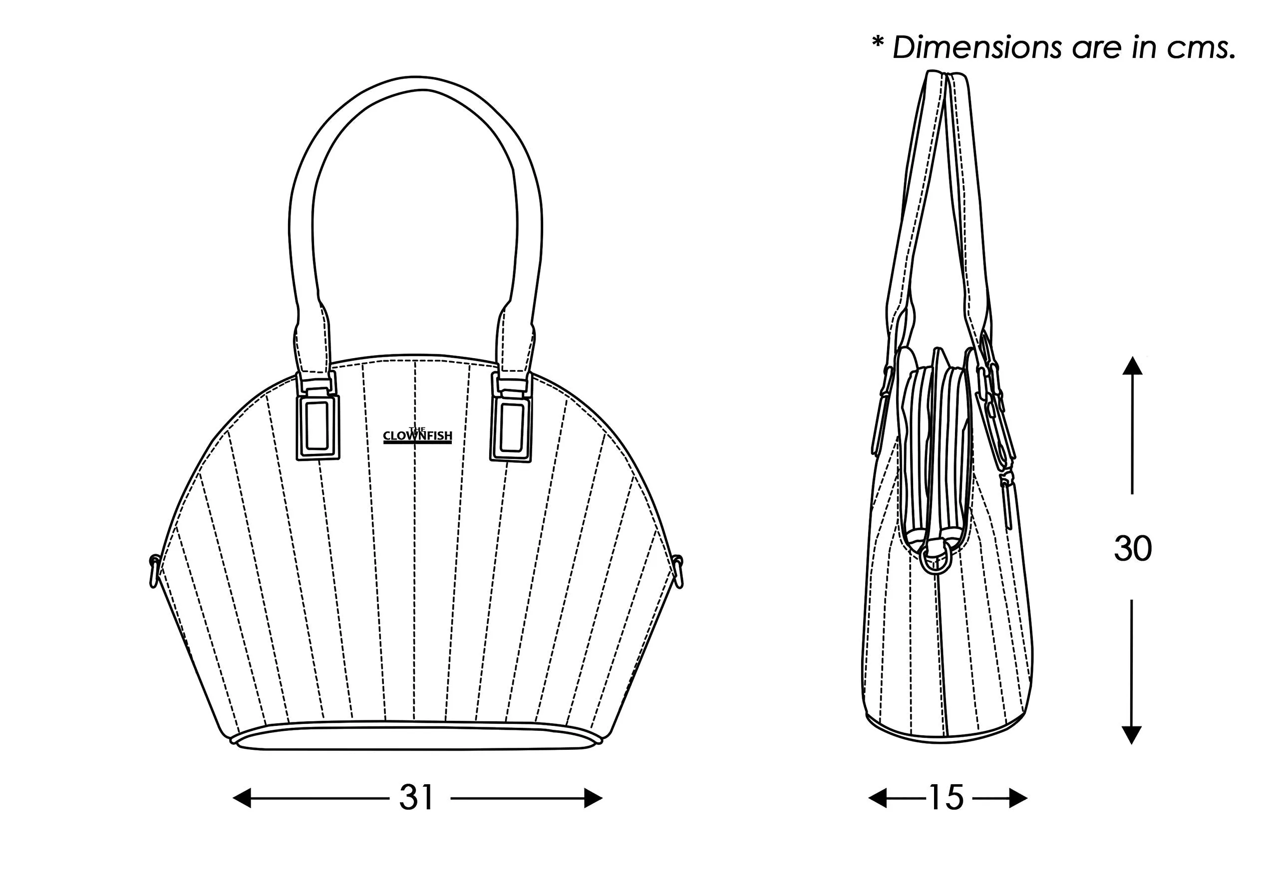 THE CLOWNFISH Oyester Series Synthetic 35 cms Beige Messenger Bag