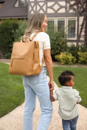 The Square Diaper Bag  -  Tan