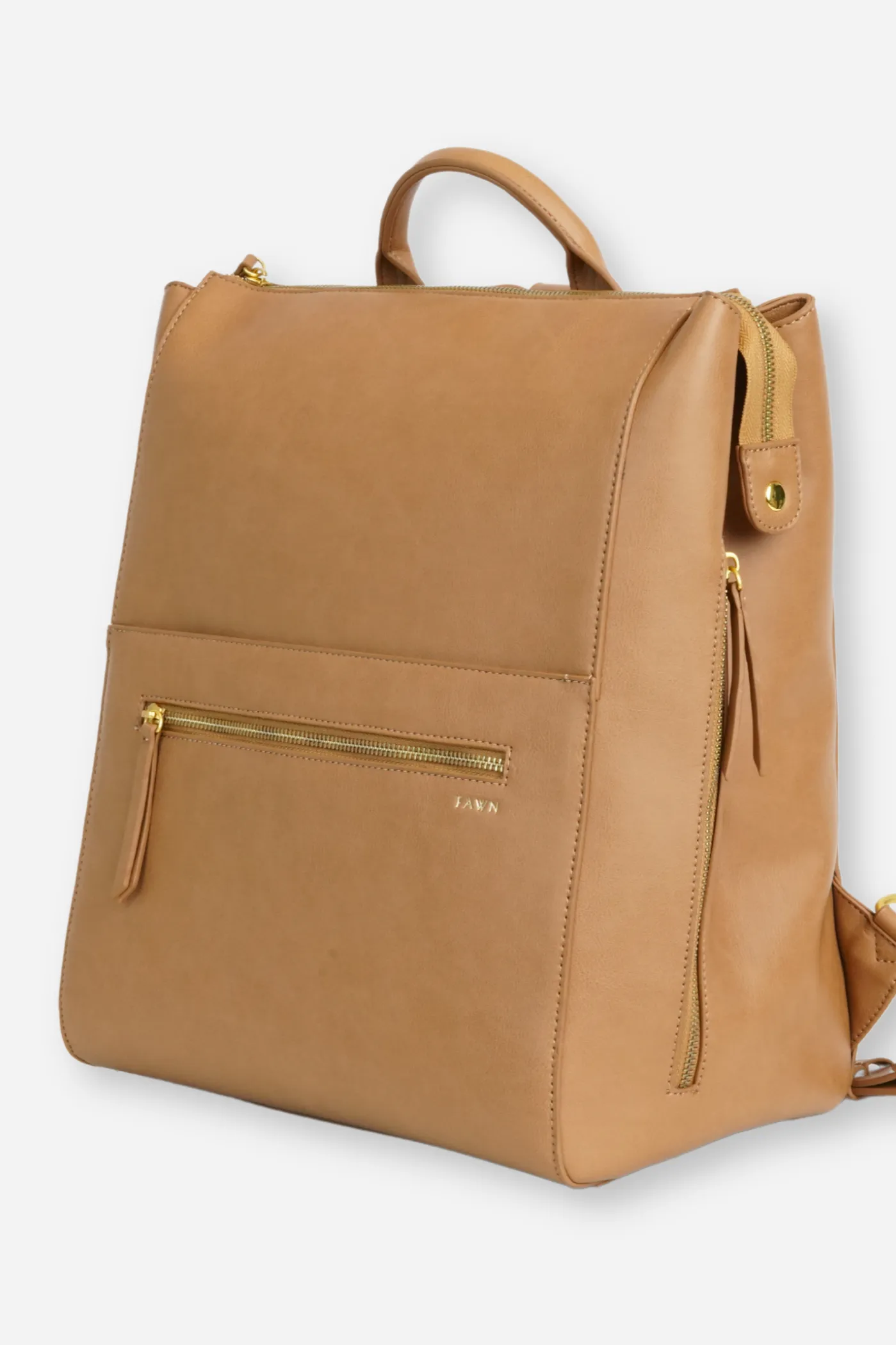 The Square Diaper Bag  -  Tan