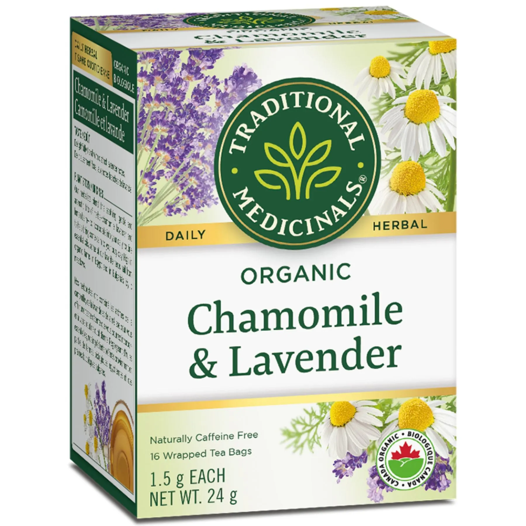 Traditional Medicinals Organic Chamomile & Lavender Tea 16ct