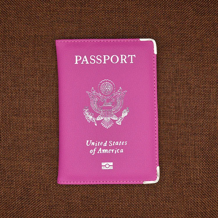 Travel Leather Covers for Passports USA America Passport Cover Women Girls US Passport Covers Passport Case Protector