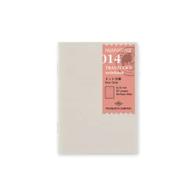 Traveler's Passport Notebook Refill Dot Grid - 014