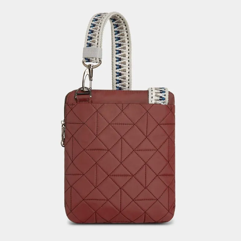 Travelon Anti-Theft Boho Slim Bag - Geo Paprika