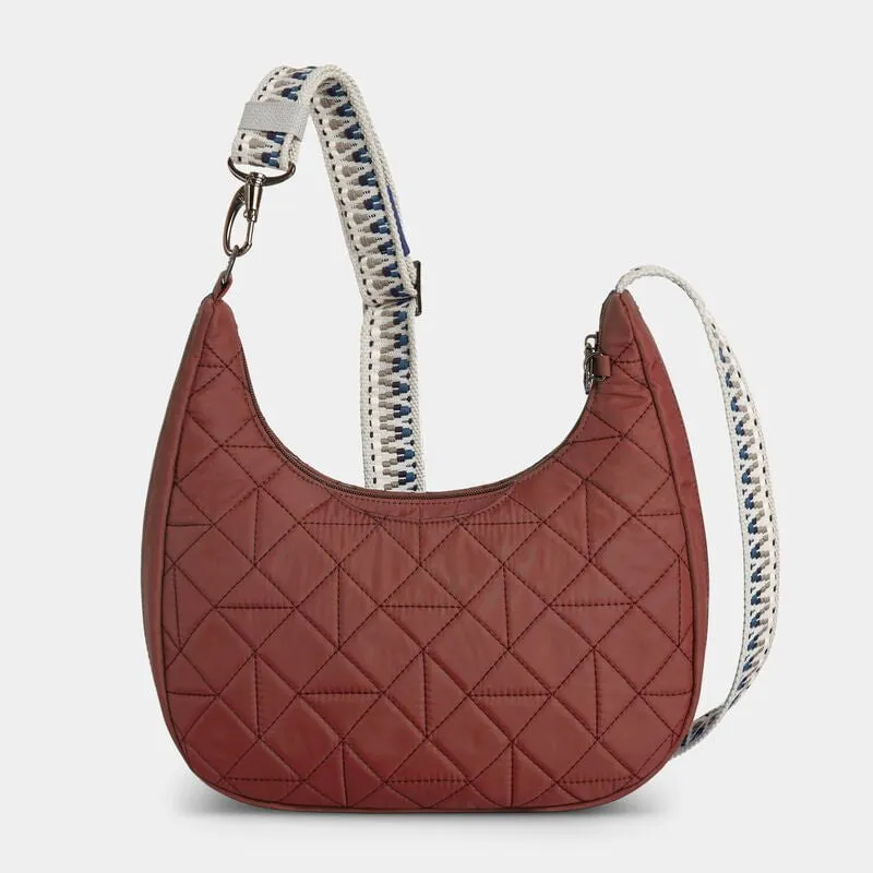 Travelon Anti-Theft Boho Slouchy Crossbody - Geo Paprika