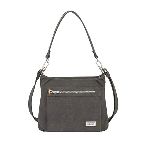 Travelon Anti-Theft Heritage Hobo Bag Pewter