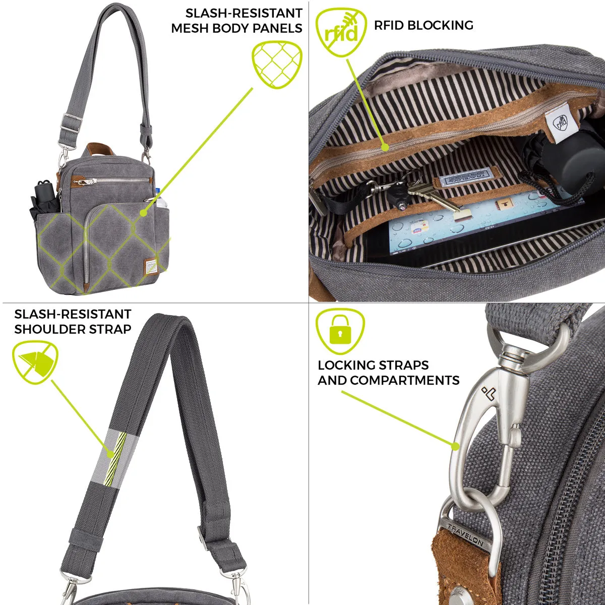 Travelon Anti-Theft Heritage Tour Bag