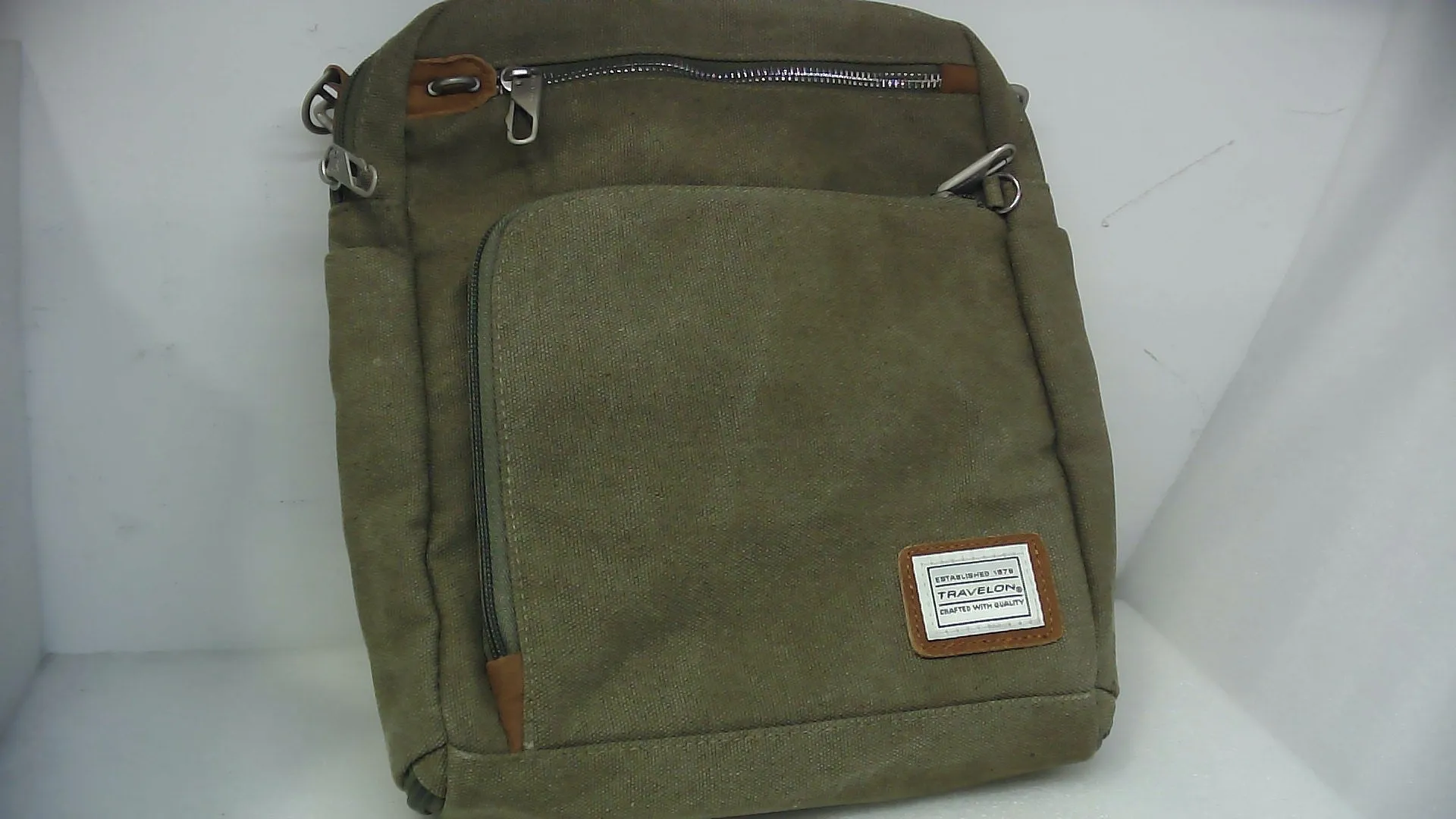 Travelon Heritage Anti-Theft Tour Bag Sage - Open Box (Without Box)