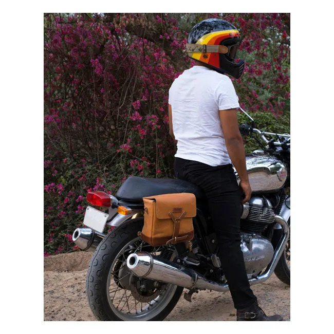 TRIP MACHINE MESSENGER BAG - TAN