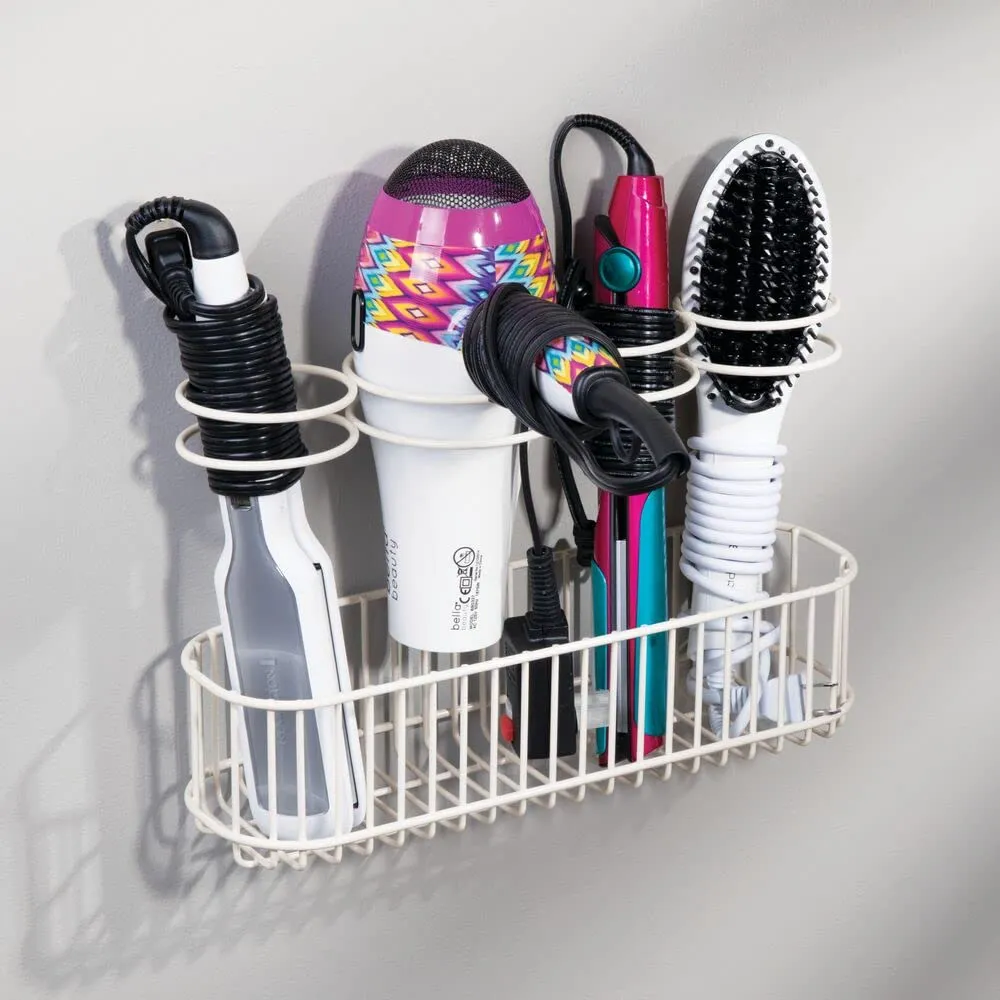 Wall Mounted Hair Dryer Organizer