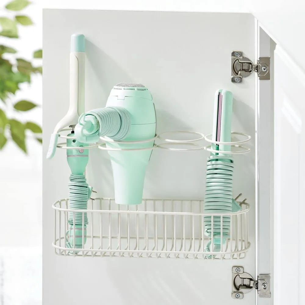 Wall Mounted Hair Dryer Organizer