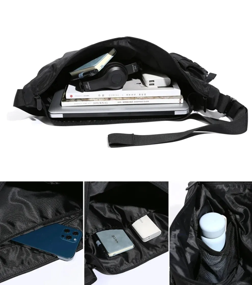 Water-Resistant Messenger Bag