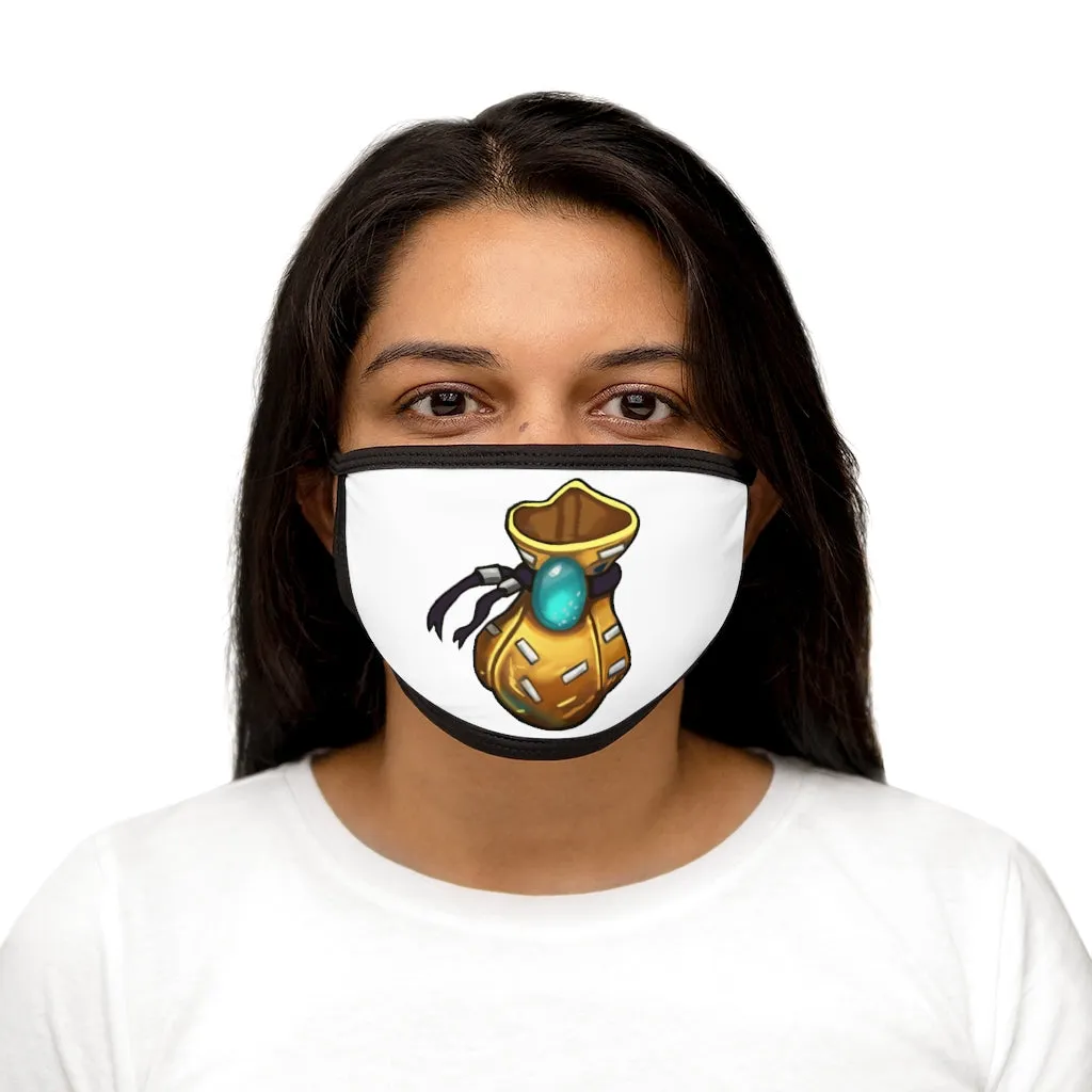 Yellow Bag Mixed-Fabric Face Mask