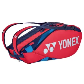 Yonex Pro 6 Pack Tennis Bag Scarlet